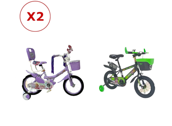 صورة دراجتين أطفال مقاس 16,14,12